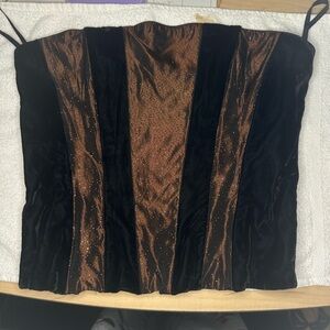 Sparkly black corset